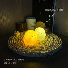 Load image into Gallery viewer, Cute Chicken Soft Lighting Small Night Light Bedside Lamp Decoration