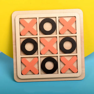 Montessori Chess Play Wooden Jigsaw Toy Game Interaction Puzzles