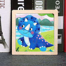Load image into Gallery viewer, 9pcs Small Size Wooden Puzzle Montessori Toys
