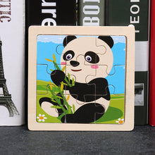 Load image into Gallery viewer, 9pcs Small Size Wooden Puzzle Montessori Toys